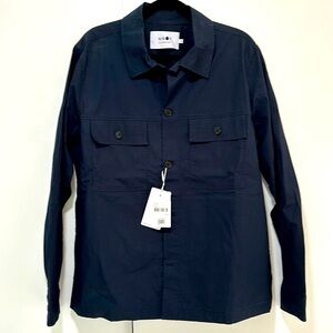 Unworn Men’s navy button down shirt